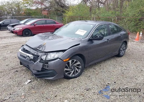 2017 Honda Civic Ex из США, поврежденный, VIN 19XFC2F72HE036602